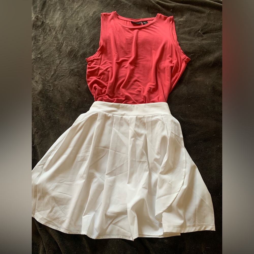 NWOT Jcrew Skort, A Vittadini Tank size L